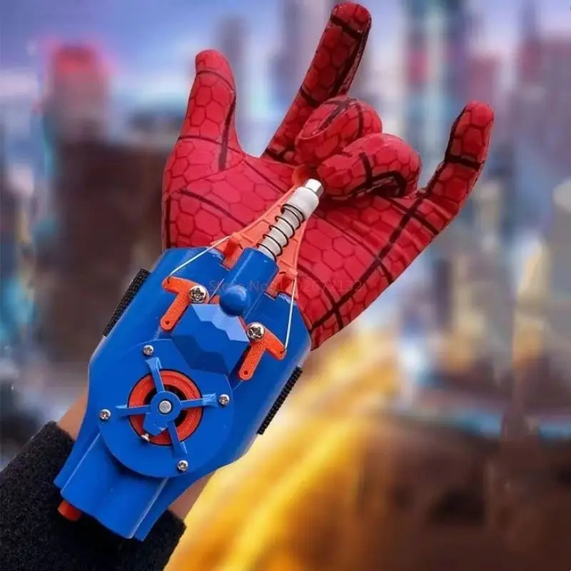 Lanzador de Telarañas Automático – Juguete de Cosplay de Superhéroe con Cuerda y Dispositivo de Muñeca
