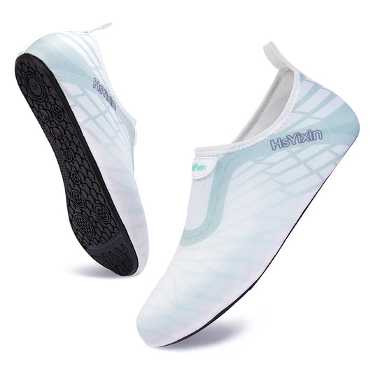 Lightweight Foldable Aqua Water Shoes – Portable Barefoot Beach Shoes for Swimming, Snorkeling, Sand & Water Activities