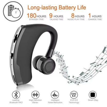Casque Bluetooth sans fil – Écouteurs professionnels à réduction de bruit avec design ergonomique et longue autonomie