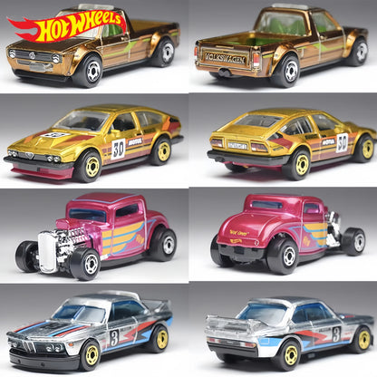 Hot Wheels The Hot Ones Mix 1:64 JBY68 Diecast Alloy Car – Collectible Model Vehicle Featuring Alfa Romeo, Ford, BMW, Lamborghini & Toyota