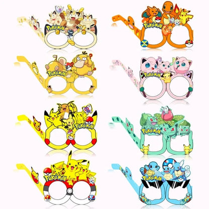 Pokémon Gift Bags – Pikachu Theme Birthday Party Packing Bags for Balloons, Candy, Snacks & Kids Party Favors (Charmander & Squirtle Design)