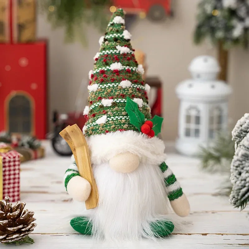 1–3PCS Christmas Gnome Reindeer Decorations 2026 – LED Glowing Gnome Doll Night Light for Xmas Tree, Home Decor, Gifts & New Year 2027
