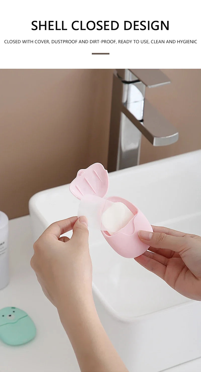 50/150 unidades de láminas de jabón portátiles para viajes – Láminas de papel de jabón desechables para lavar a mano, limpiar el baño, acampar al aire libre e higiene de viaje, tiras de espuma de jabón ligeras con fragancia