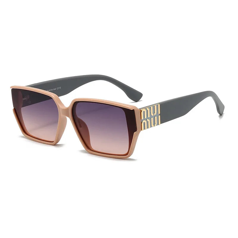 Fashion Square Sunglasses for Women & Men – Stylish Unisex Vintage Shades with UV400 Protection, Trendy Luxury-Inspired Eyewear