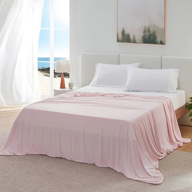 Summer Cooling Blanket – Ice Silk Lightweight Breathable Air Conditioning Quilt for Home & Office