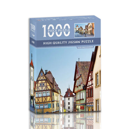 Mini puzzle de 1000 pièces – Puzzle de peinture à l'huile célèbre de Van Gogh pour adultes, jeu de puzzle d'art 38 × 26 cm, jouet éducatif casse-tête et cadeau de Noël