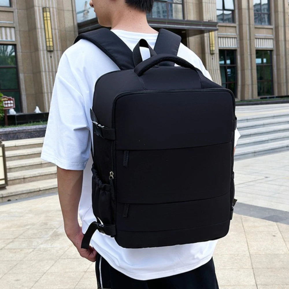 Travel Boarding Backpack – Large-Capacity Lightweight Multi-Functional Laptop Bag for Short Trips, Leisure Travel & Carry-On Use