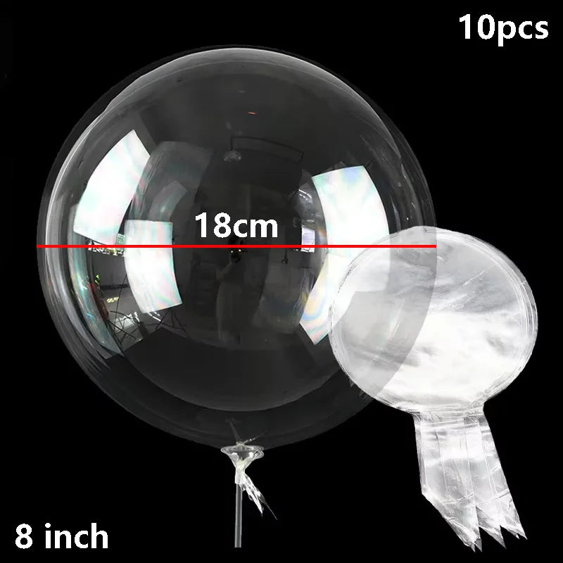 Globos de burbuja transparentes - Globos Bobo grandes transparentes para bodas, cumpleaños y decoraciones de fiesta