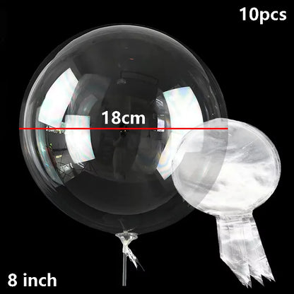 Globos de burbuja transparentes - Globos Bobo grandes transparentes para bodas, cumpleaños y decoraciones de fiesta