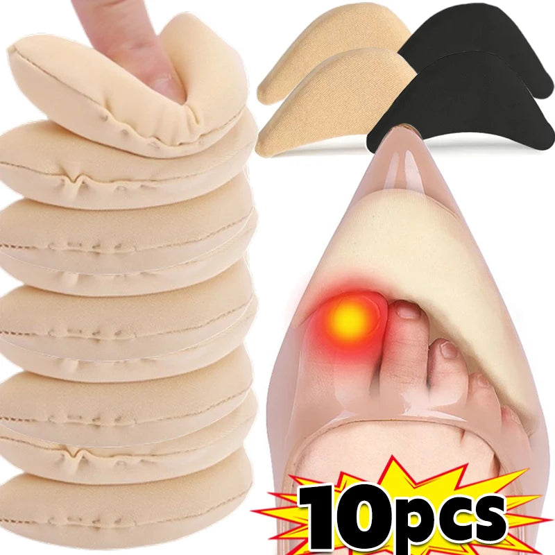 Soft Toe Cushion Inserts for Women’s High Heels – Forefoot Pads with Sponge Padding for Comfortable Shoe Fit, Adjustable Sizes