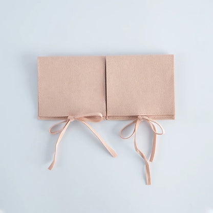 5PCS Microfiber Velvet Jewelry Gift Bags – Soft Pouches for Earrings, Necklaces, Wedding Favors, Christmas, Candy & Gift Packaging