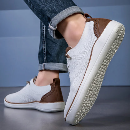 Chaussures de marche larges pour hommes – Baskets décontractées extra larges, chaussures confortables, légères et souples pour pieds larges
