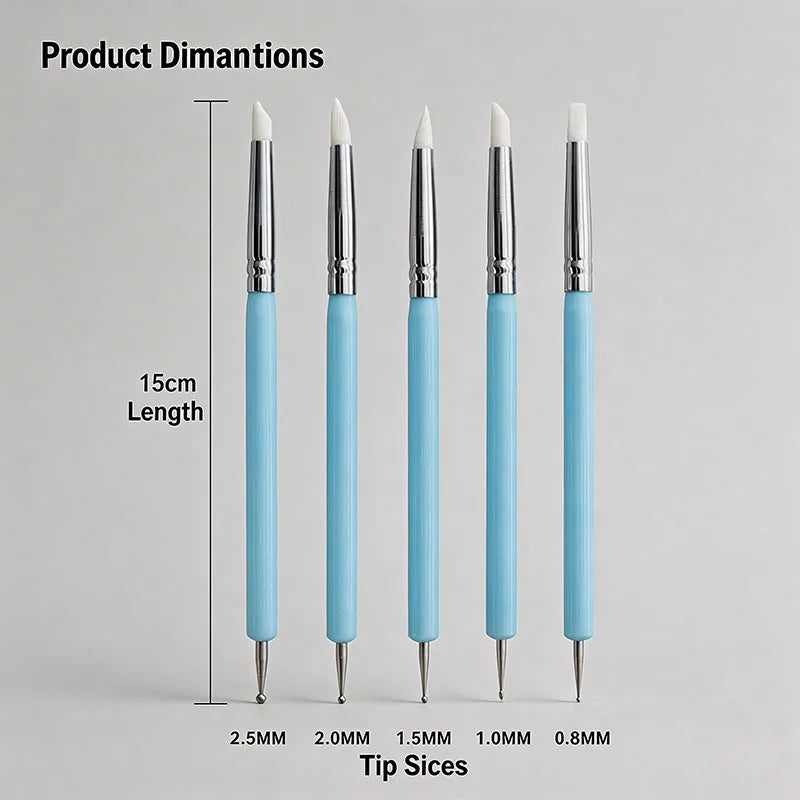 Polymer Clay Sculpting Tools Set – DIY Carving, Embossing & Modeling Tools for Ceramic Clay Crafts