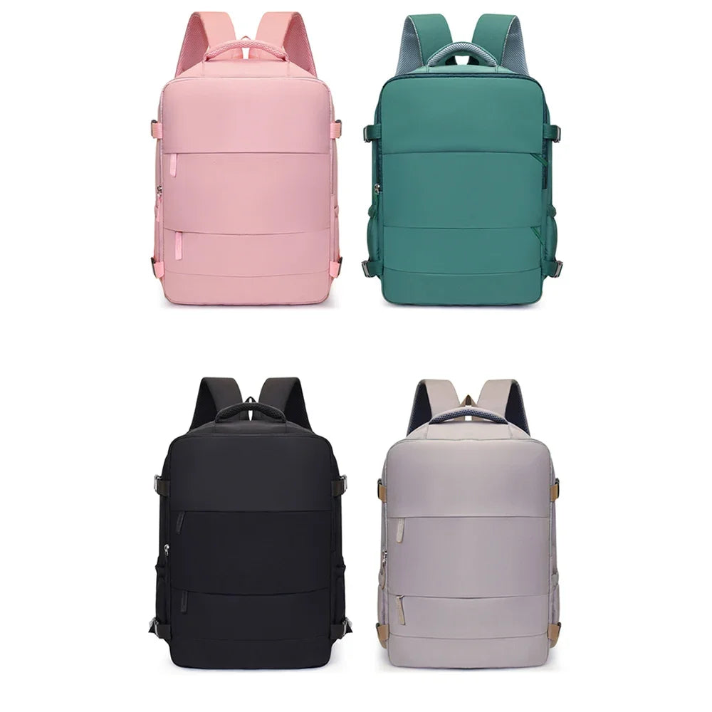 Travel Boarding Backpack – Large-Capacity Lightweight Multi-Functional Laptop Bag for Short Trips, Leisure Travel & Carry-On Use