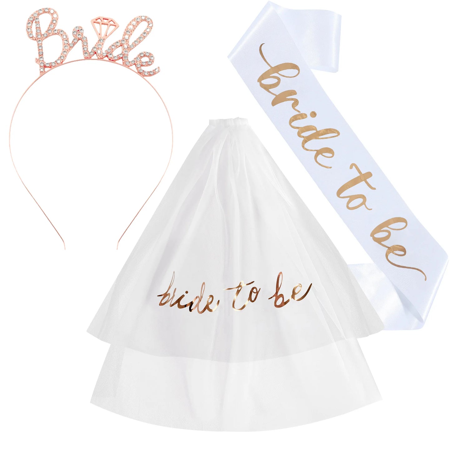 Bride-to-Be Bridal Sash – Bachelorette Party & Bridal Shower Wedding Accessory Gift