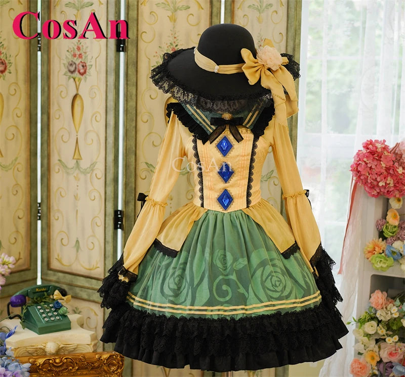 Touhou Project Komeiji Koishi Cosplay Costume Dress – Elegant Sweet Formal Outfit for Game Cosplay, Party, Halloween & Roleplay Wear