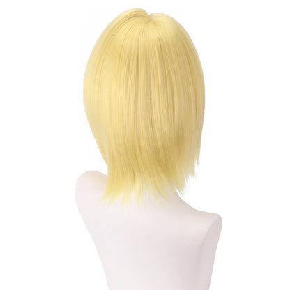 Synthetic Cosplay Wig – Gold Rooted Fiber (Ku-ra Inspired Anime Roleplay Hairpiece, Party Costume Wig)