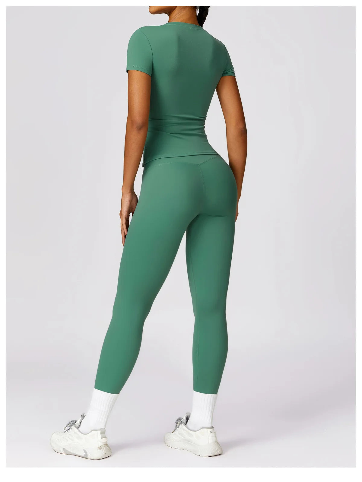 Camiseta de running NCLAGEN para mujer – Top deportivo transpirable de manga corta para gimnasio, yoga, fitness, entrenamiento y ropa deportiva