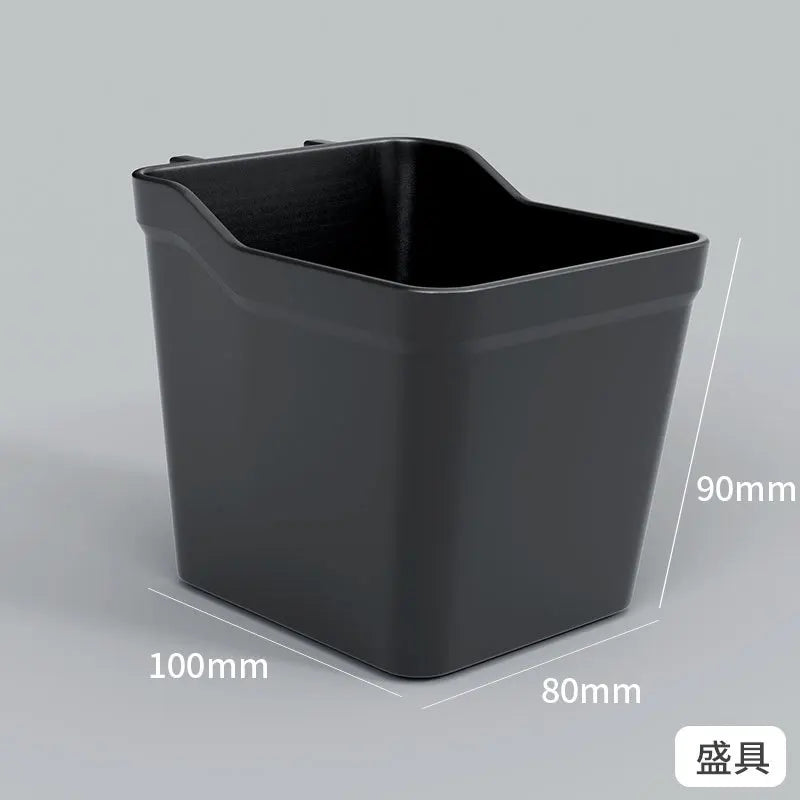 Organizador de pared de tablero perforado sin taladros – Panel de almacenamiento modular con estantes y accesorios para cocina, baño y sala de juegos