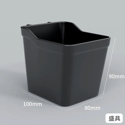 Organizador de pared de tablero perforado sin taladros – Panel de almacenamiento modular con estantes y accesorios para cocina, baño y sala de juegos