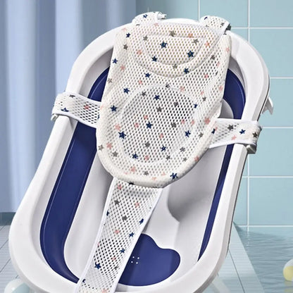 Coussin de support de bain réglable pour bébé – Siège de bain antidérapant pour nouveau-né pour baignoire, douche et bain pour bébé