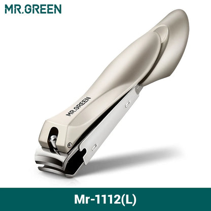 Coupe-ongles anti-éclaboussures en acier inoxydable MR.GREEN – Coupe-ongles de précision au design bionique pour la manucure