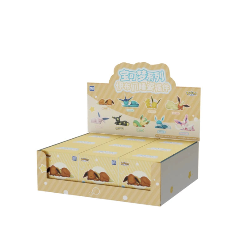Original Pokémon Eevee Sleeping Position Series Blind Box – Sylveon, Umbreon, Flareon, Jolteon Desktop Decoration Model Gift