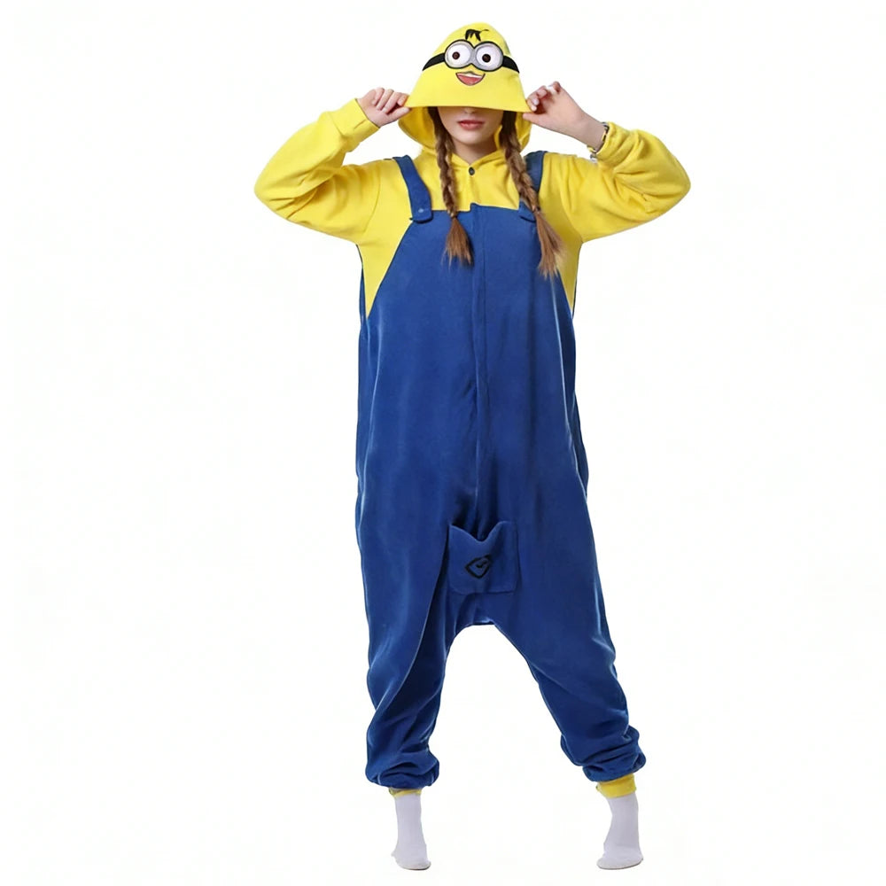 Cute Pig Animal Pajamas Onesie – Kawaii Cartoon Hoodie Jumpsuit, Soft Warm Cosplay Sleepwear for Home, Lounging & Parties