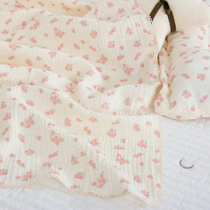 Summer Baby Muslin Blanket – Soft Newborn Swaddle Wrap Receiving Blanket for Infant Crib & Sleeping