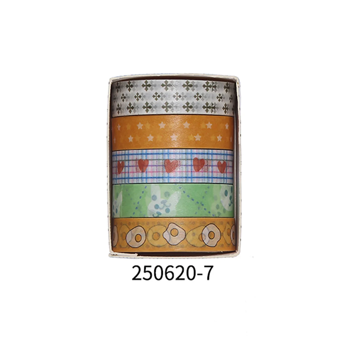 5 Rolls Romantic Flower Washi Tape Set – Cute Floral Decorative Tape for Journaling, Scrapbooking, Diary & Student DIY Crafts