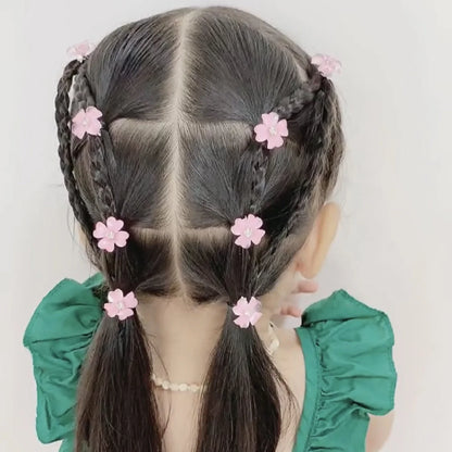 Juego de 10 pinzas para el pelo de princesa con flores para niñas – Lindas horquillas y accesorios para el pelo florales para niños