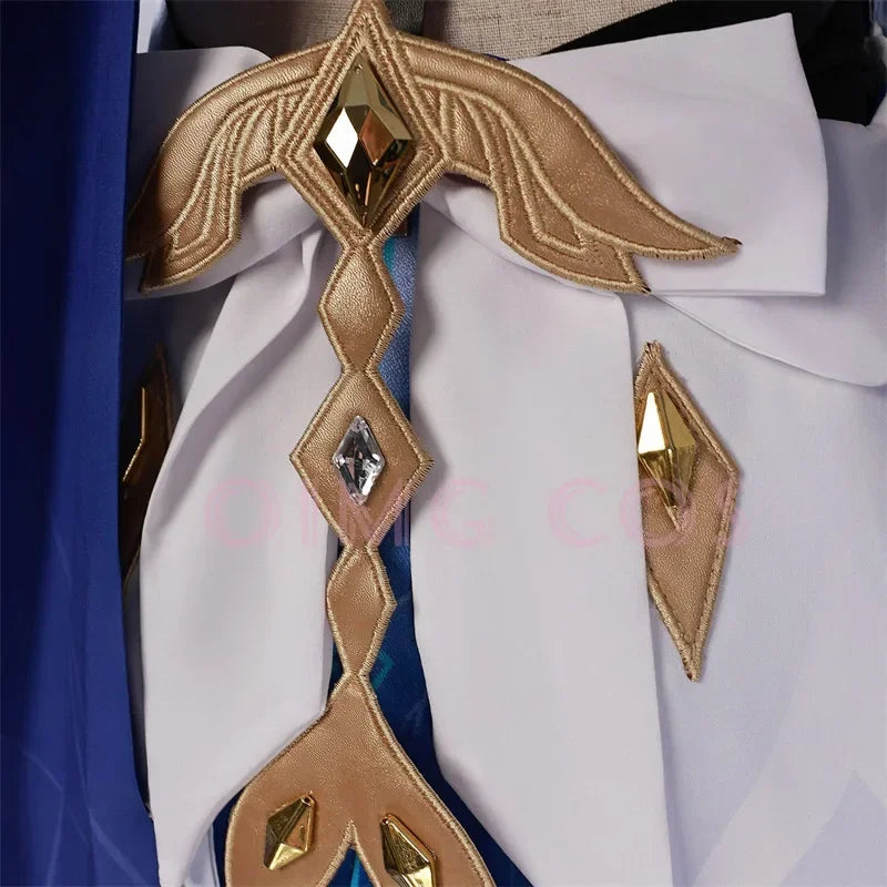 Genshin Impact Skirk Cosplay Costume & Wig – Adult Halloween Party Outfit