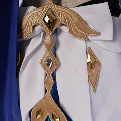 Genshin Impact Skirk Cosplay Costume & Wig – Adult Halloween Party Outfit