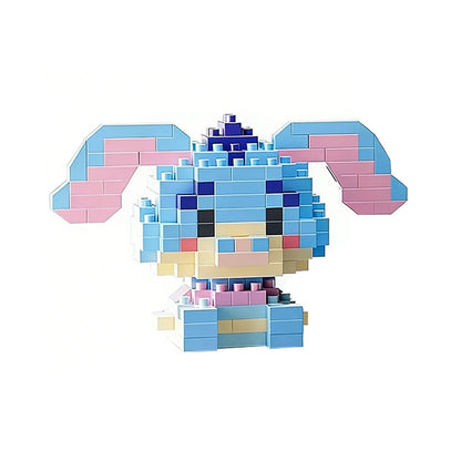 Disney Stitch & LinaBell Building Blocks Set – Cartoon Character Figures, DIY Assembly Bricks & Creative Construction Toy Gift for Kids
