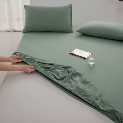 Sábana Bajera Ajustable 100% Algodón – Funda de Colchón Suave y Transpirable con Bolsillos Elásticos Profundos