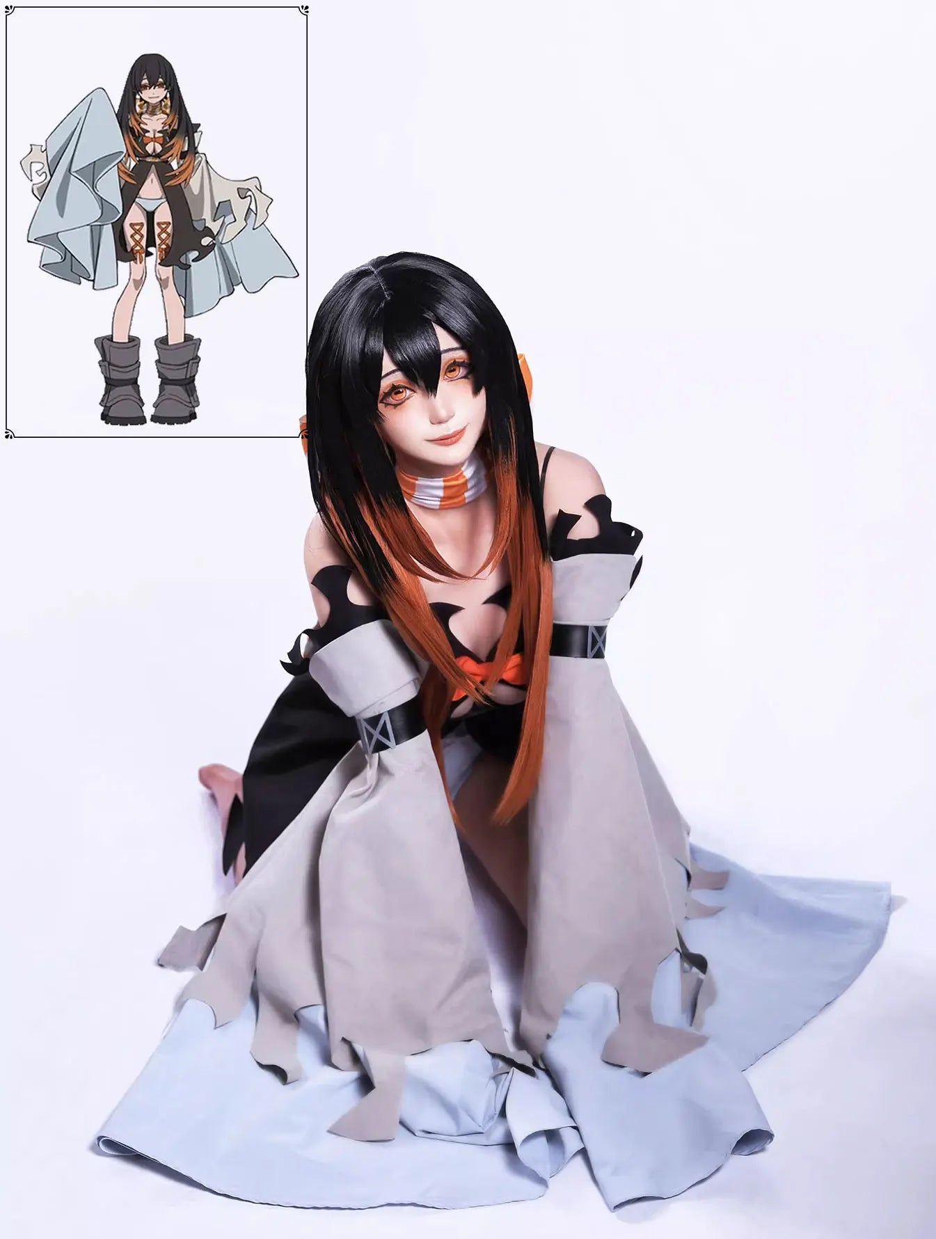 Comic & Anime Ghost Amor Amor Cosplay Costume | Game & Anime Exhibition Outfit | Comic Con Cosplay Suit