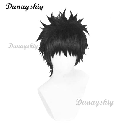 Obito Inspired Cosplay Costume Set – Anime Wig, Full Face Mask & Outfit for Adult Halloween, Carnival & Party Roleplay