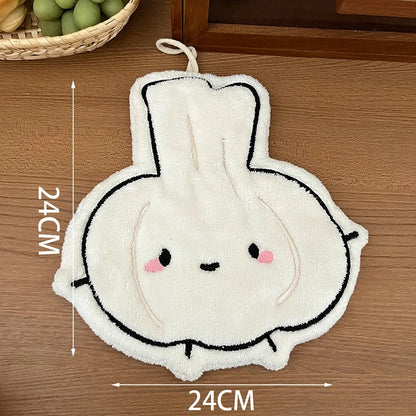 Serviette absorbante douce Kawaii – Joli chiffon de nettoyage pour la cuisine et la salle de bain, pour usage domestique