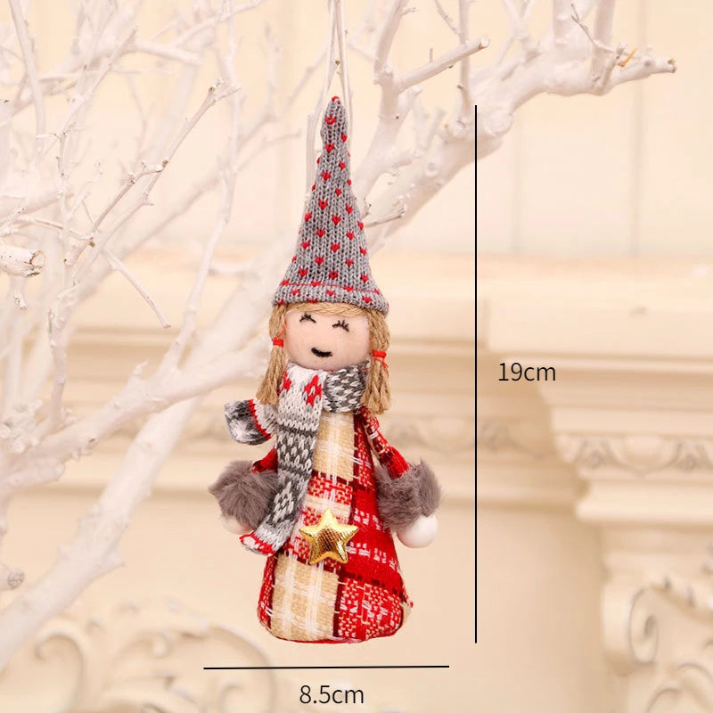 Red Star Christmas Tree Ornament – DIY Hanging Pendant Decoration for Xmas, New Year Party, Home Decor & Holiday Gifts