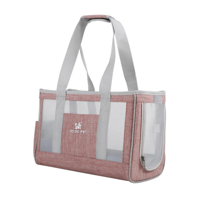 Bolsa transportadora portátil para gatos y perros, transpirable, de un solo hombro, para viajes, para gatitos, cachorros y mascotas pequeñas