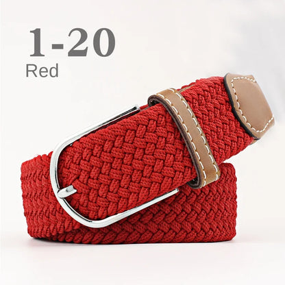 Unisex Canvas Belt Adjustable Nylon Waist Belt for Jeans, Casual & Outdoor Wear (107/120cm)