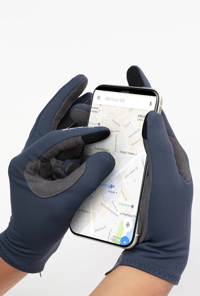 Guantes de ciclismo INBIKE 2024 – Guantes de bici de forro polar con dedos completos y acolchado de gel para hombre, accesorios de invierno con pantalla táctil para ciclismo de carretera y MTB