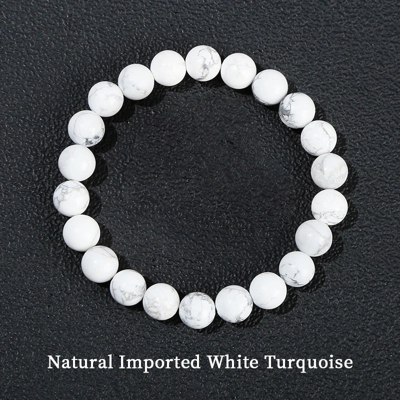 Bracelet en perles de lapis-lazuli naturel, de quartz et d'améthyste – Bijou énergétique de guérison Reiki en cristal pour hommes et femmes
