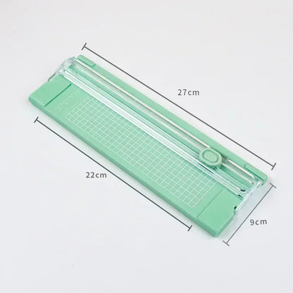 Coupe-papier A4 – Rogneuse bidirectionnelle avec règle coulissante pour photos, scrapbooking et loisirs créatifs