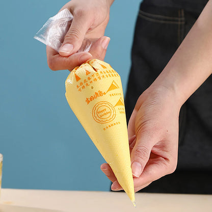 Sacs à Douille Jetables Épais (100 pièces) – Sacs de Glaçage pour la Décoration de Gâteaux, Manches à Crème Pâtissière, Fournitures de Pâtisserie pour Cupcakes, Desserts et Outils de Décoration