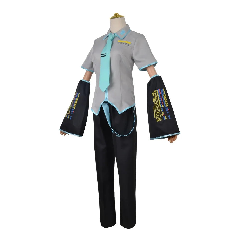 Vocaloid Virtual Singer Cosplay Costume – Full Set | Virtual Idol Anime Role Play Outfit for Adult Unisex (Halloween / Comic Con)
