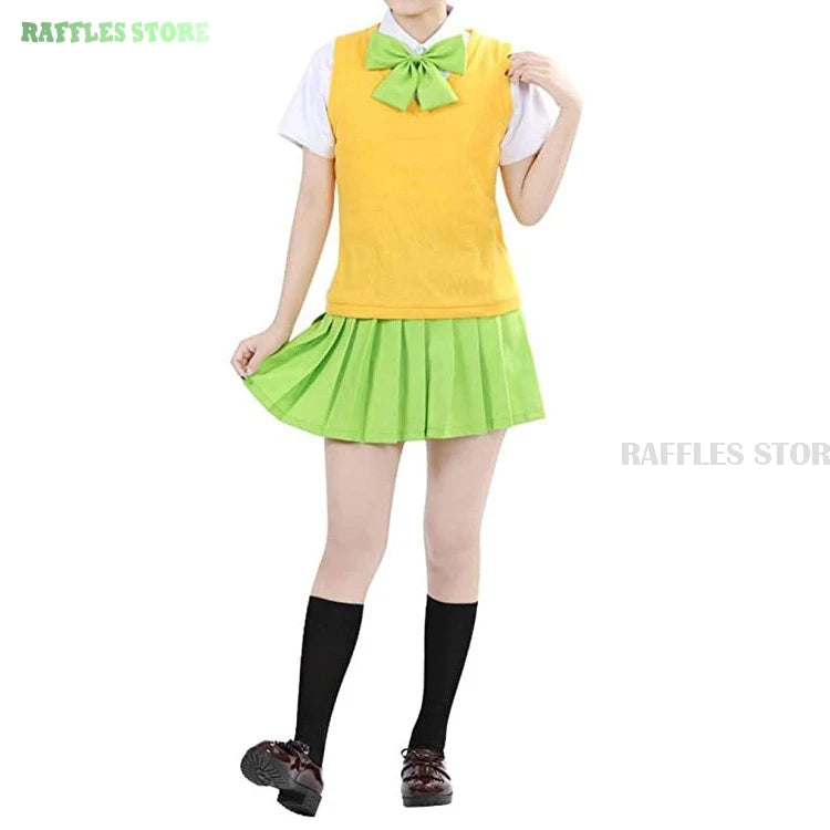 The Quintessential Quintuplets Cosplay Costume & Wig Set – School Uniform Collection