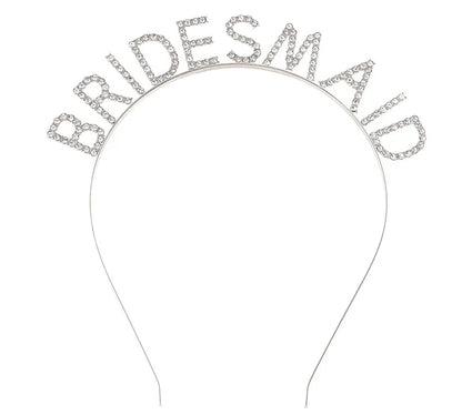 BRIDE Crystal Headband – Bridal Hair Accessory for Weddings, Bachelorette Parties & Bridesmaids