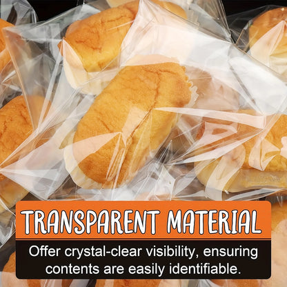 100PCS Bolsas de Plástico Transparentes Autoadhesivas para Regalos, Galletas, Dulces, Joyas y Empaque de Bizcochos