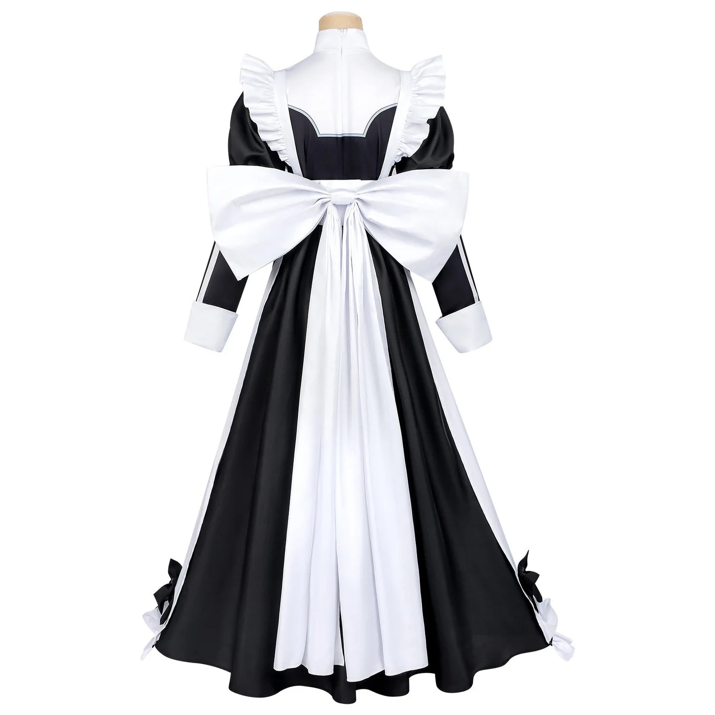 Death Game Maid Cosplay Costume – Ghost Maid Aoi Outfit | Anime Lolita-Style Dress with Hat Set (Women)